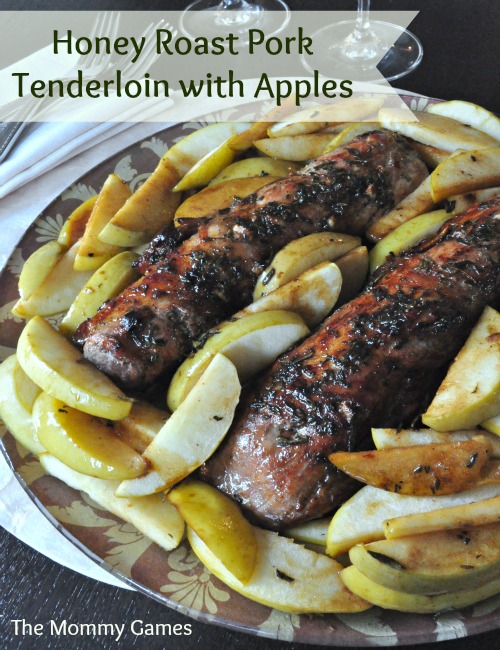 Honey Roast Pork Tenderloin with Apples