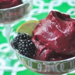 Blackberry Lime Sorbet