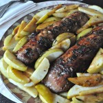 Honey Roasted Pork Tenderloin with Apples