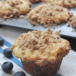 Lemon Blueberry Streusel Muffins