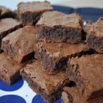 Sugar Crusted Cocktail Party Brownies